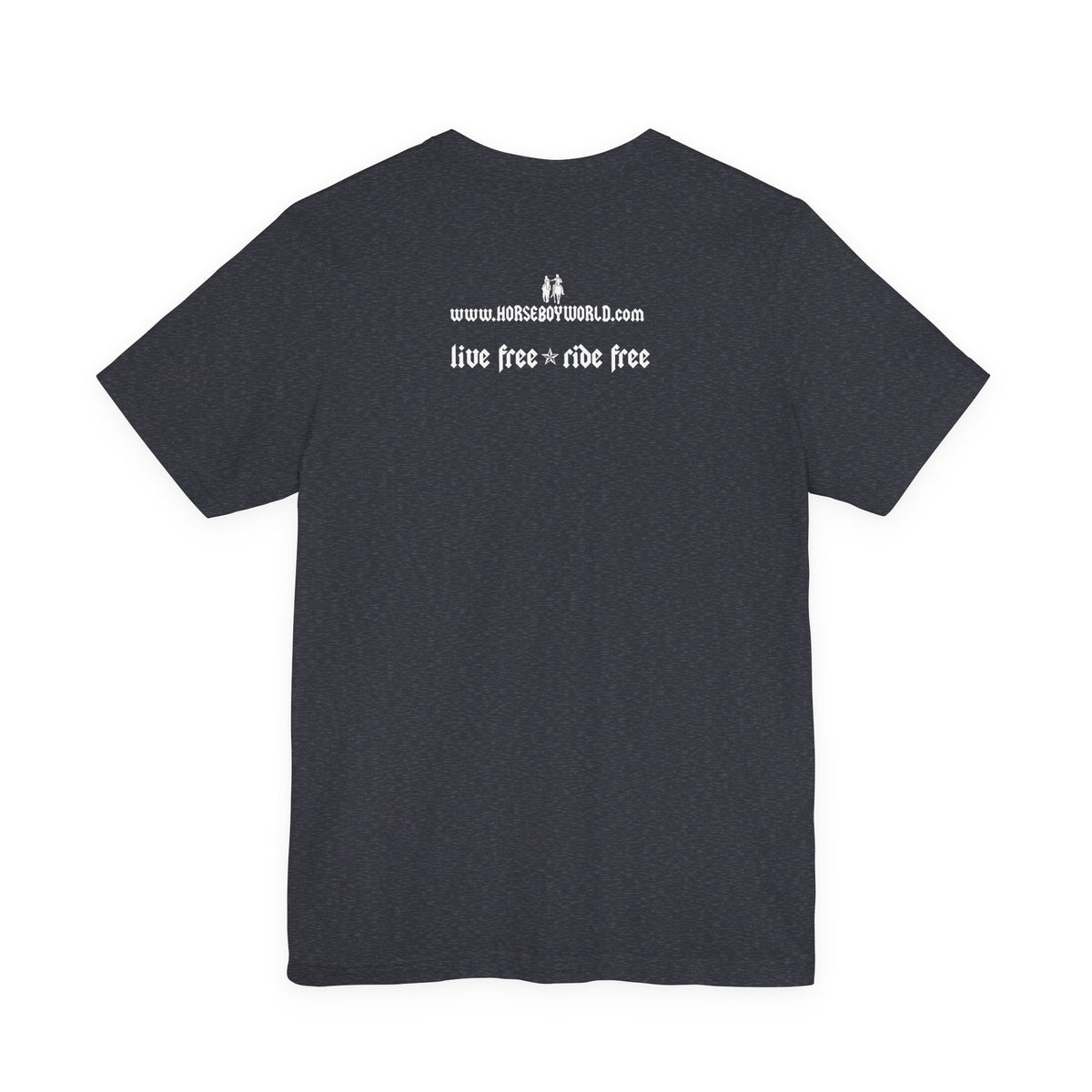 Horse Boy Small White Logo T-Shirt