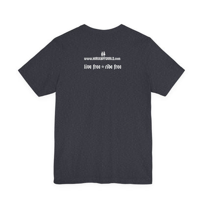 Horse Boy Small White Logo T-Shirt