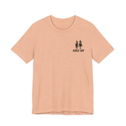 Horse Boy - Live Free Ride Free - Light colors -  Unisex Jersey Short Sleeve Tee