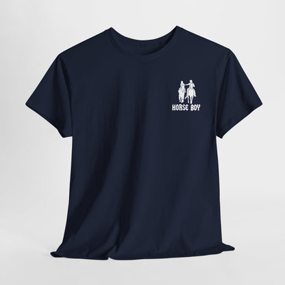 EU Printer - Horse Boy - Unisex Heavy Cotton Tee