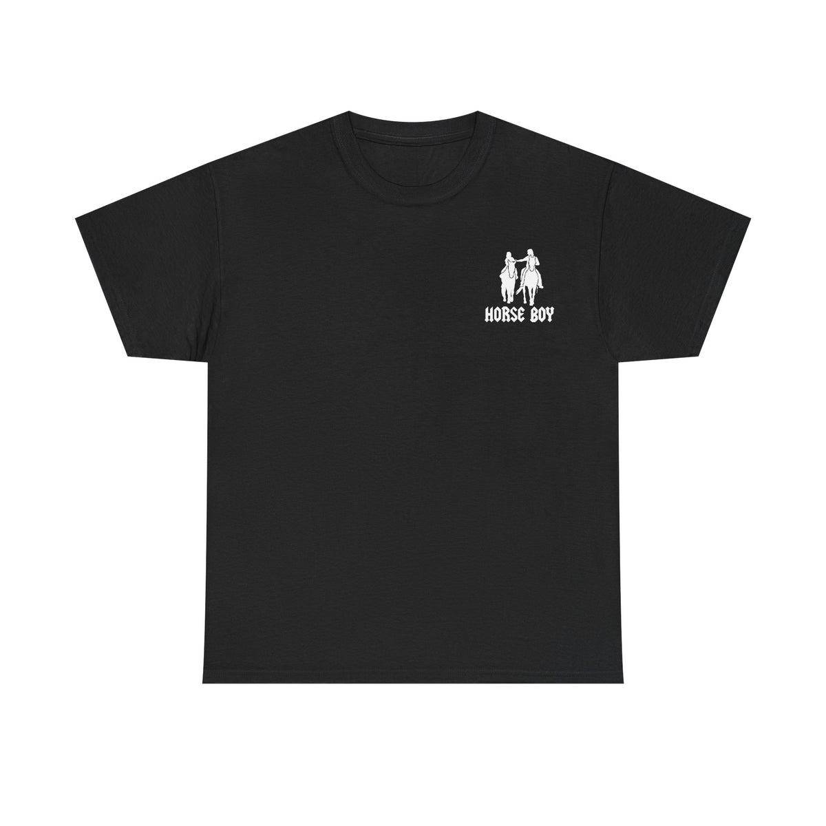 EU Printer - Horse Boy - Unisex Heavy Cotton Tee