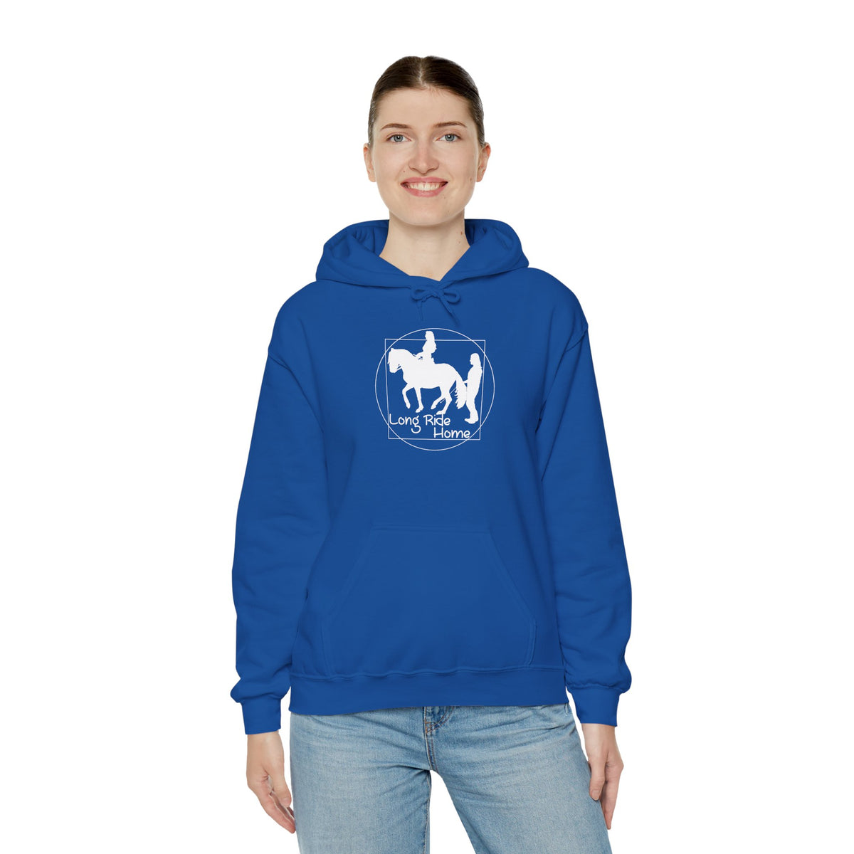 Long Ride Home White Logo Hoodie