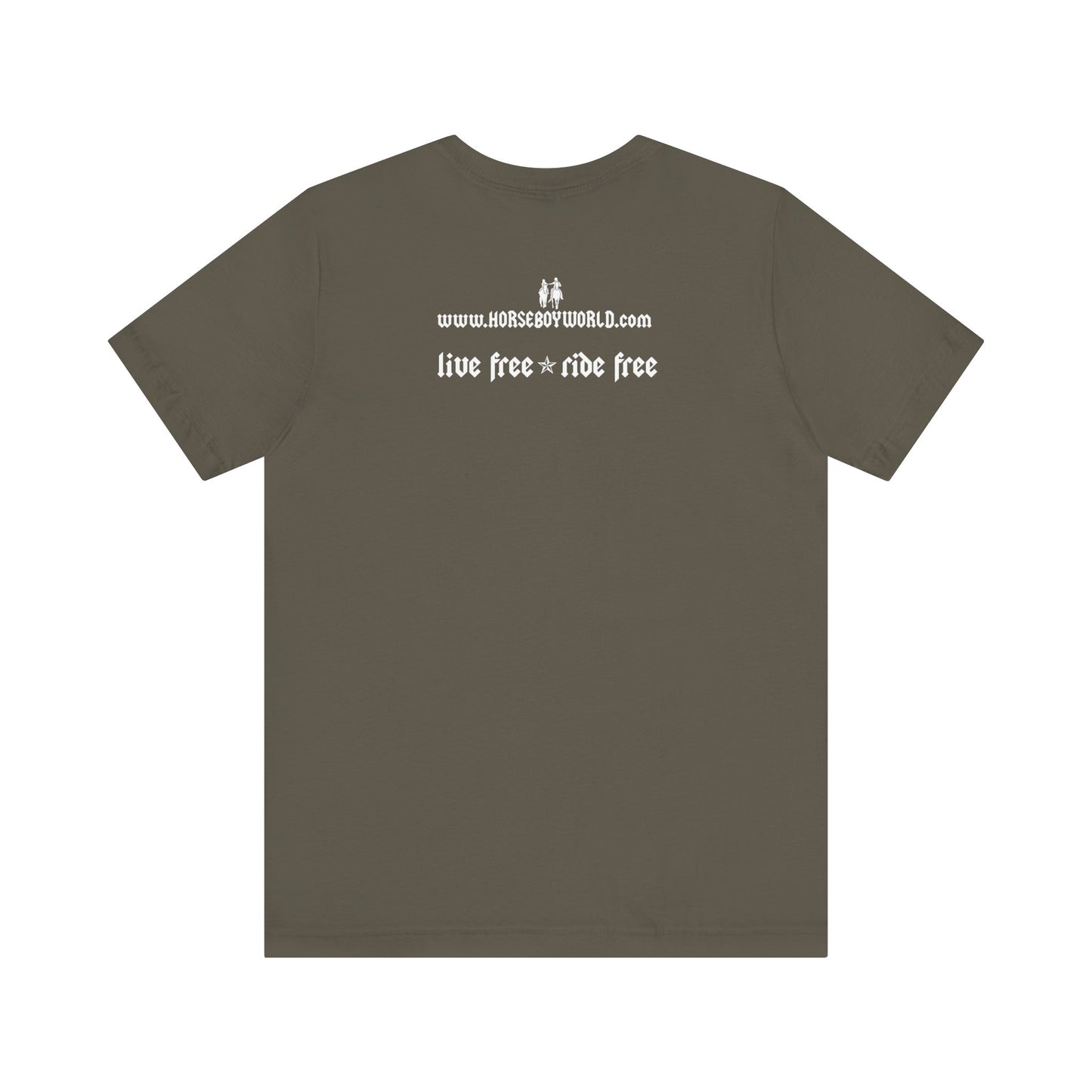 Horse Boy - Live Free Ride Free - Unisex Jersey Short Sleeve Tee