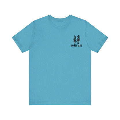 Horse Boy - Live Free Ride Free - Light colors -  Unisex Jersey Short Sleeve Tee