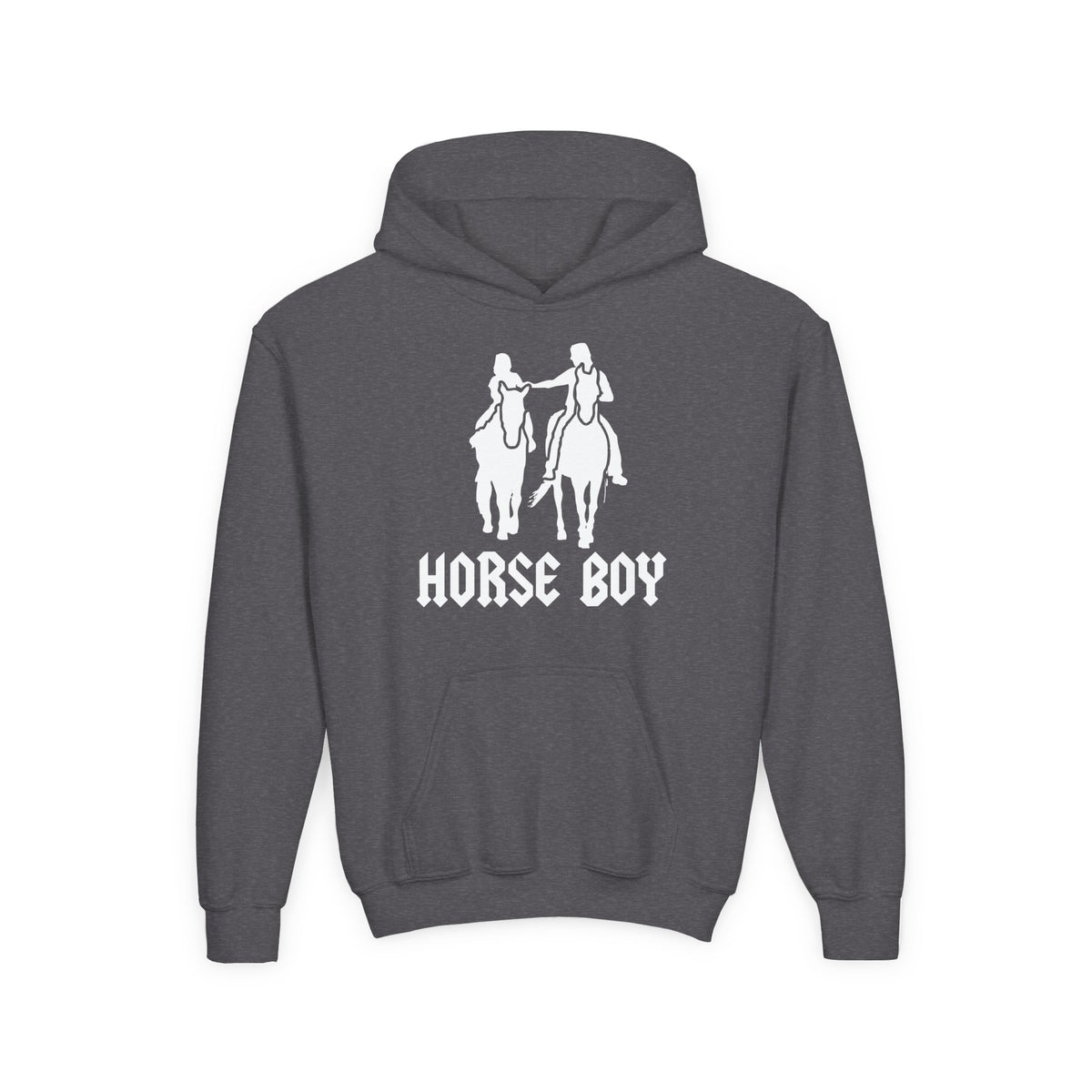 Horse Boy - Youth Heavy Blend Hooded Sweatshirt