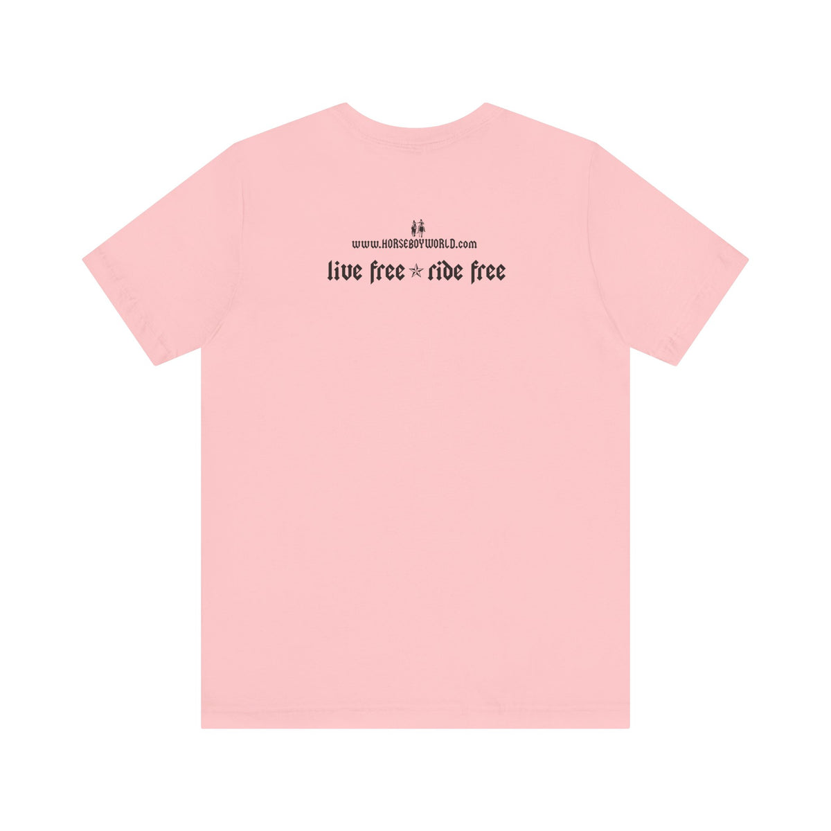 Horse Boy - Live Free Ride Free - Light colors -  Unisex Jersey Short Sleeve Tee