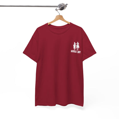 EU Printer - Horse Boy - Unisex Heavy Cotton Tee