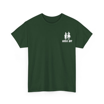 EU Printer - Horse Boy - Unisex Heavy Cotton Tee
