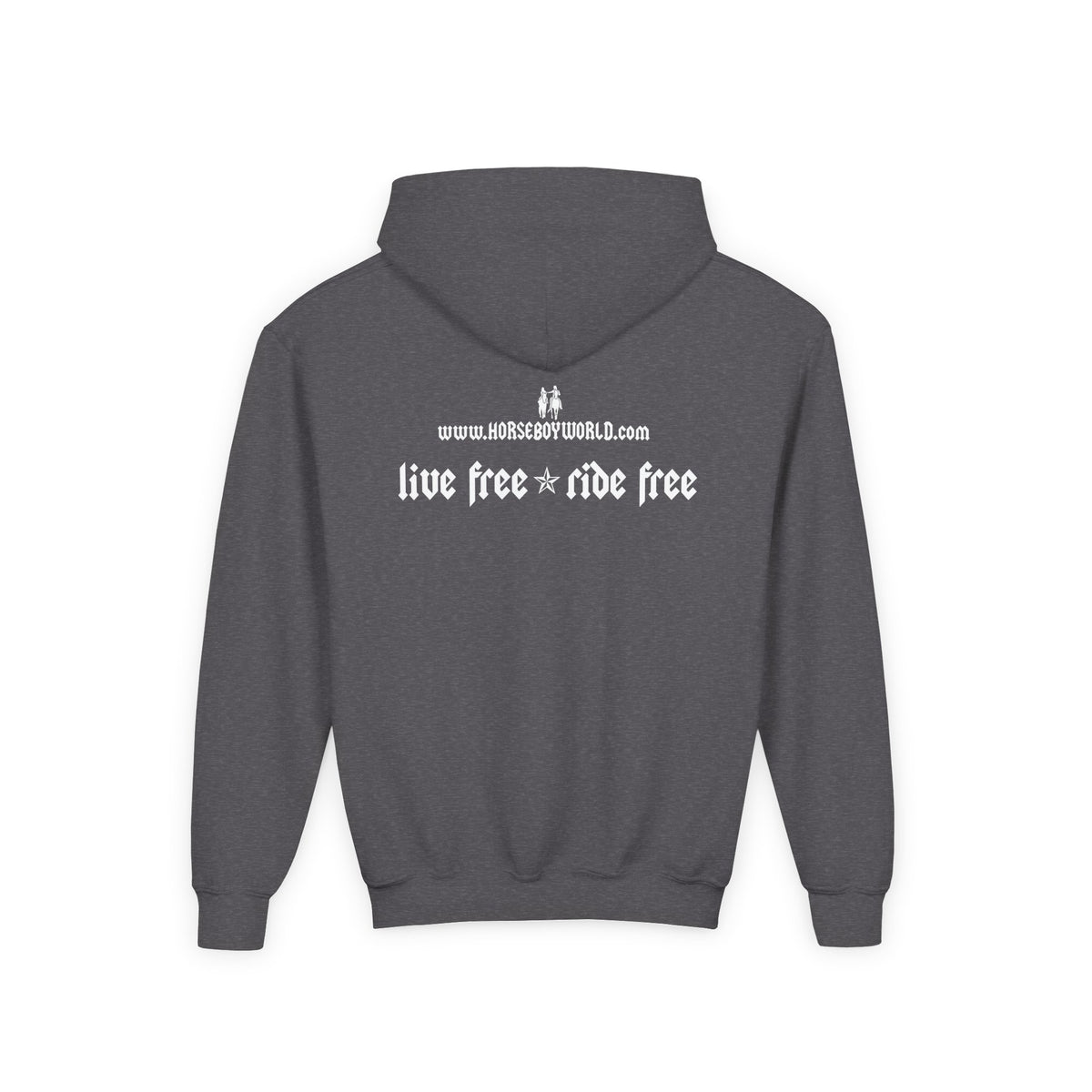 Horse Boy - Youth Heavy Blend Hooded Sweatshirt