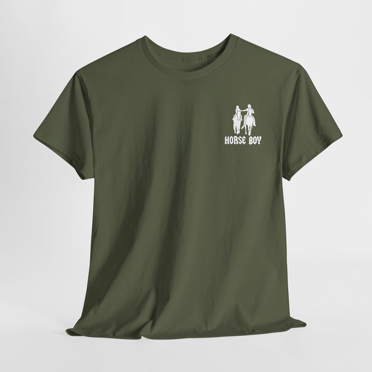 EU Printer - Horse Boy - Unisex Heavy Cotton Tee