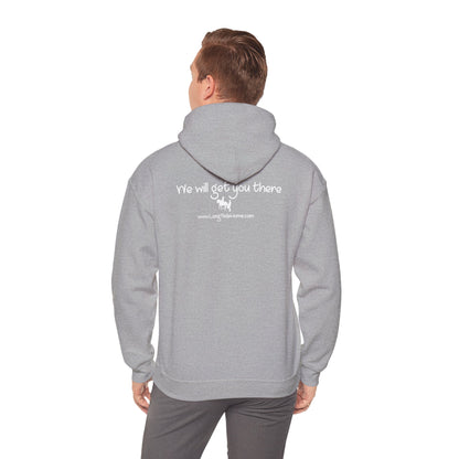Long Ride Home White Logo Hoodie