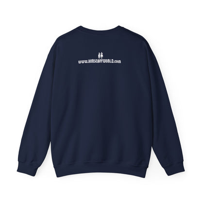 Live Free Ride Free - Light Letters - Unisex Heavy Blend™ Crewneck Sweatshirt