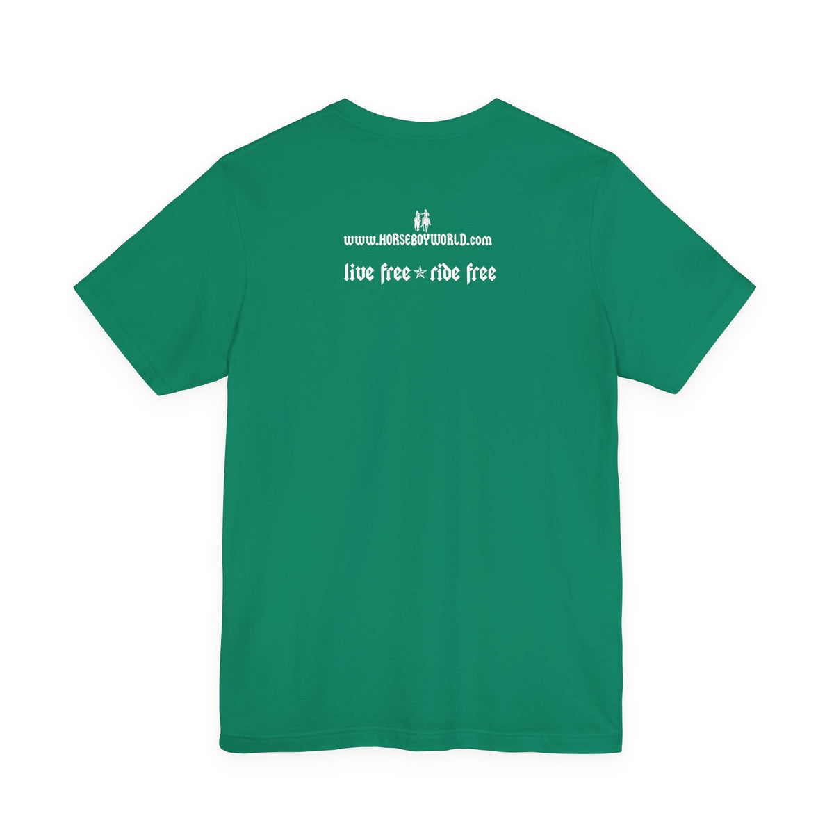 Horse Boy Small White Logo T-Shirt