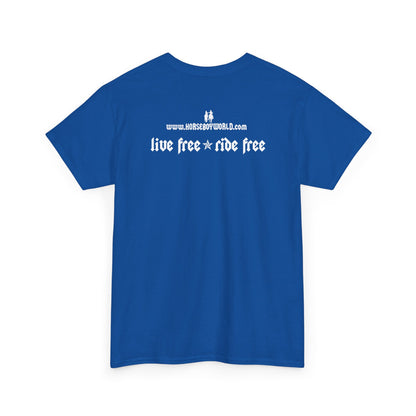 EU Printer - Horse Boy - Unisex Heavy Cotton Tee
