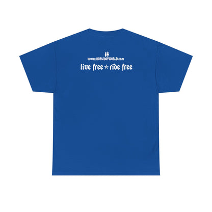 EU Printer - Horse Boy - Unisex Heavy Cotton Tee
