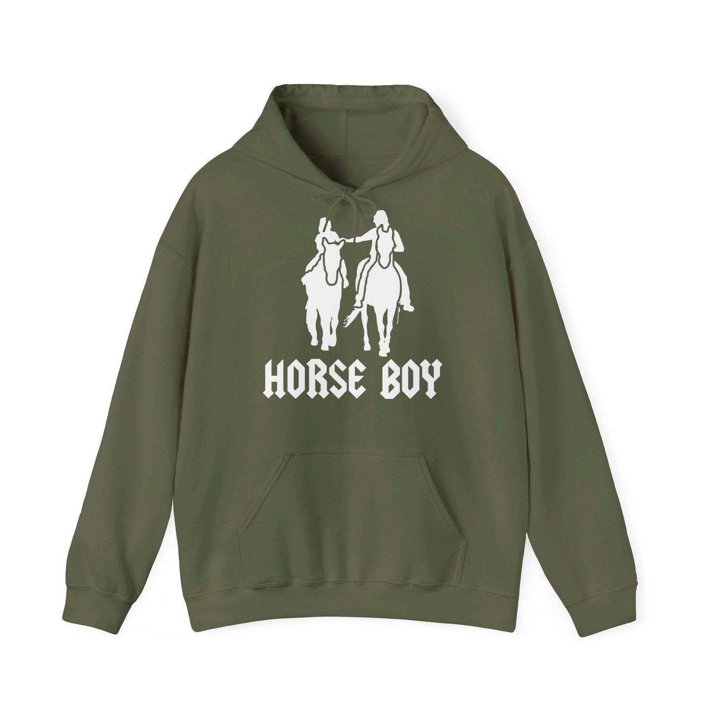 EU printer - Horse Boy Hoodie - Unisex Heavy Blend™ Hooded Sweatshirt