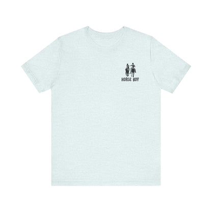 Horse Boy - Live Free Ride Free - Light colors -  Unisex Jersey Short Sleeve Tee