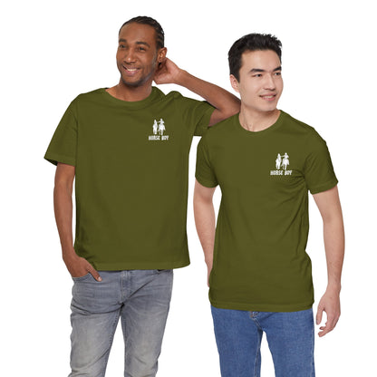 Horse Boy Small White Logo T-Shirt