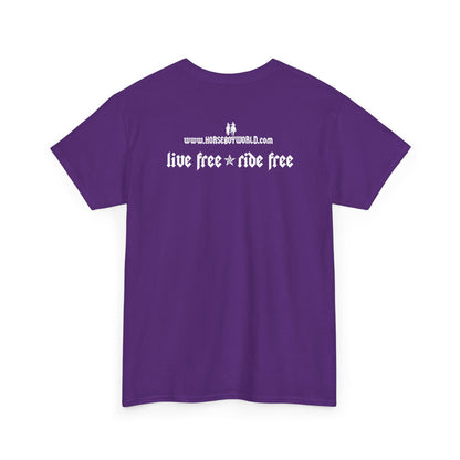 EU Printer - Horse Boy - Unisex Heavy Cotton Tee