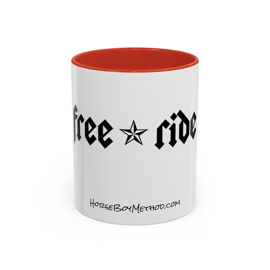 US - Live Free Ride Free - Accent Coffee Mug, 11oz