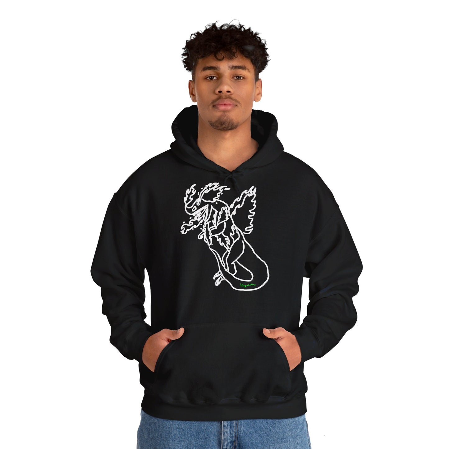EU printer - Fireblizzard - Unisex Heavy Blend™ Hooded Sweatshirt