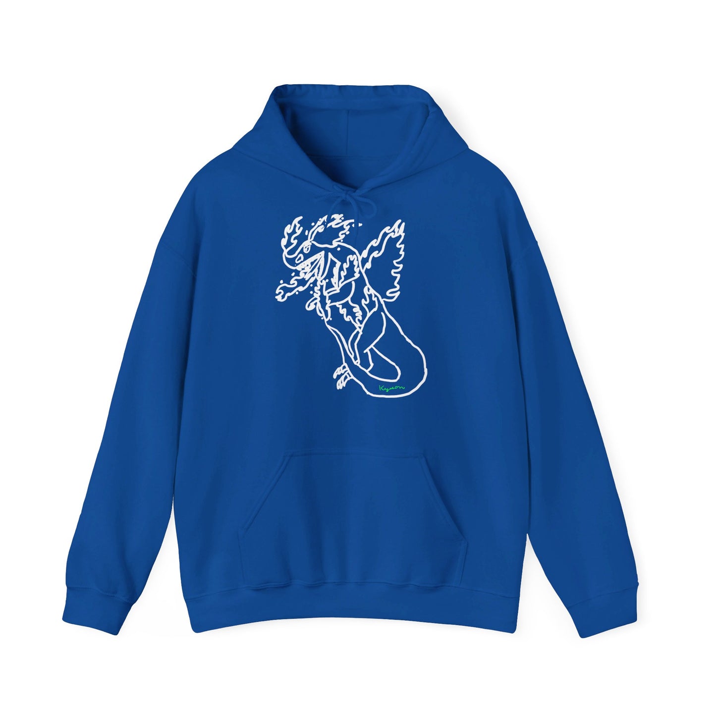 EU printer - Fireblizzard - Unisex Heavy Blend™ Hooded Sweatshirt