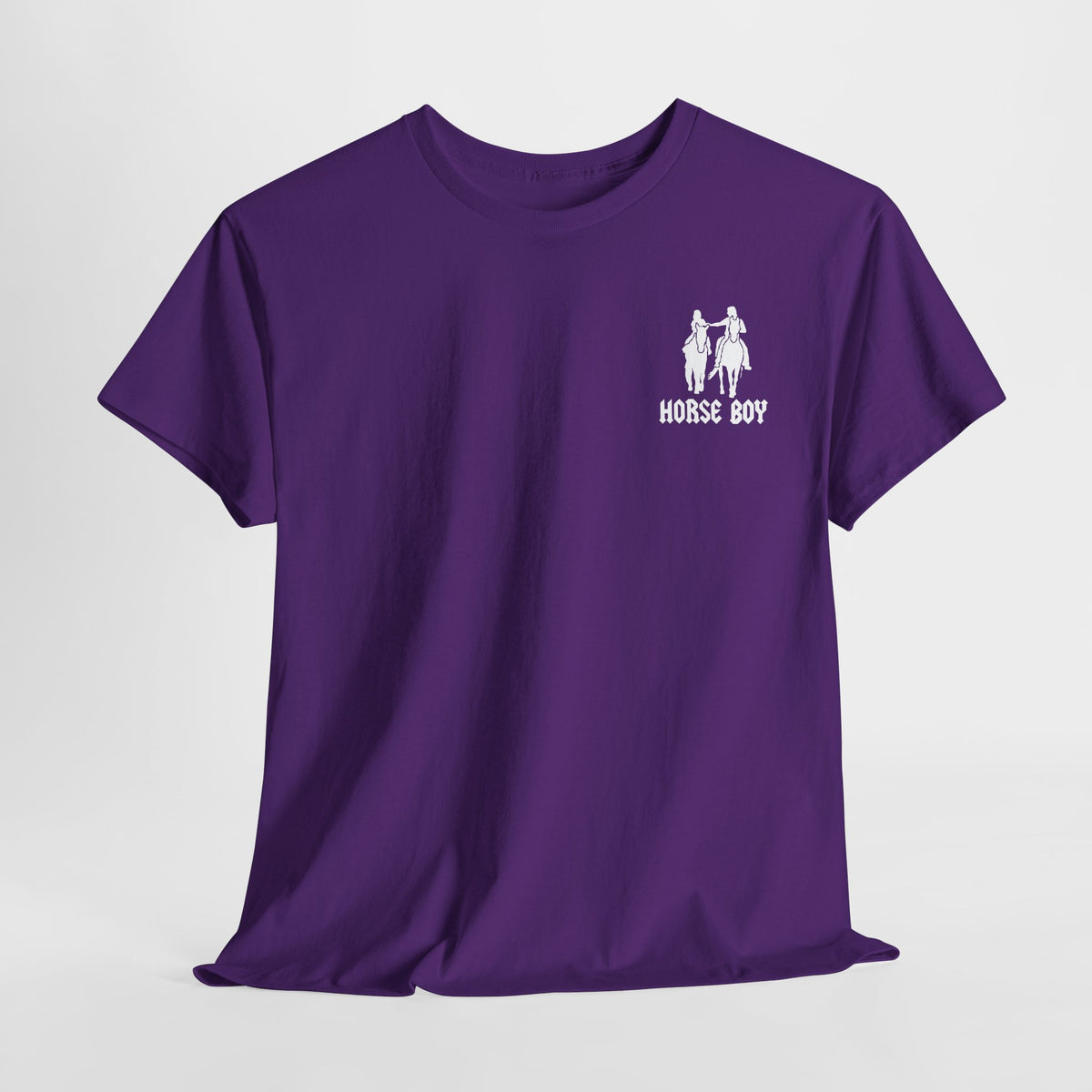 EU Printer - Horse Boy - Unisex Heavy Cotton Tee