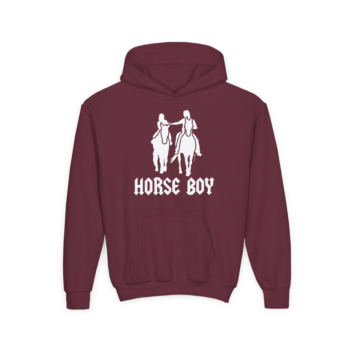 Horse Boy - Youth Heavy Blend Hooded Sweatshirt