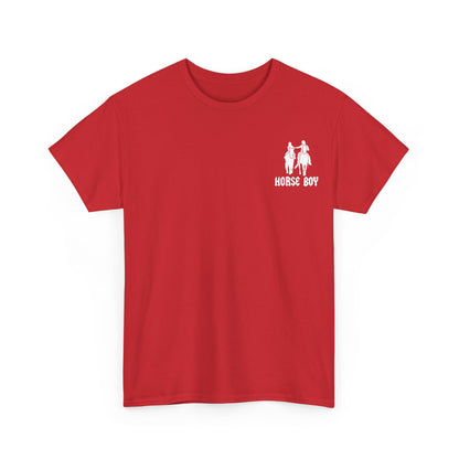 EU Printer - Horse Boy - Unisex Heavy Cotton Tee