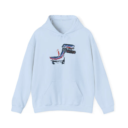 Dragon Rider - Designed by Freya age 5 - Unisex Heavy Blend™ Hooded Sweatshirt