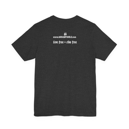 Horse Boy Small White Logo T-Shirt