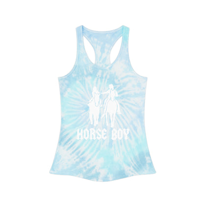 Horse Boy - Tie Dye Racerback Tank Top