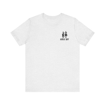 Horse Boy - Live Free Ride Free - Light colors -  Unisex Jersey Short Sleeve Tee
