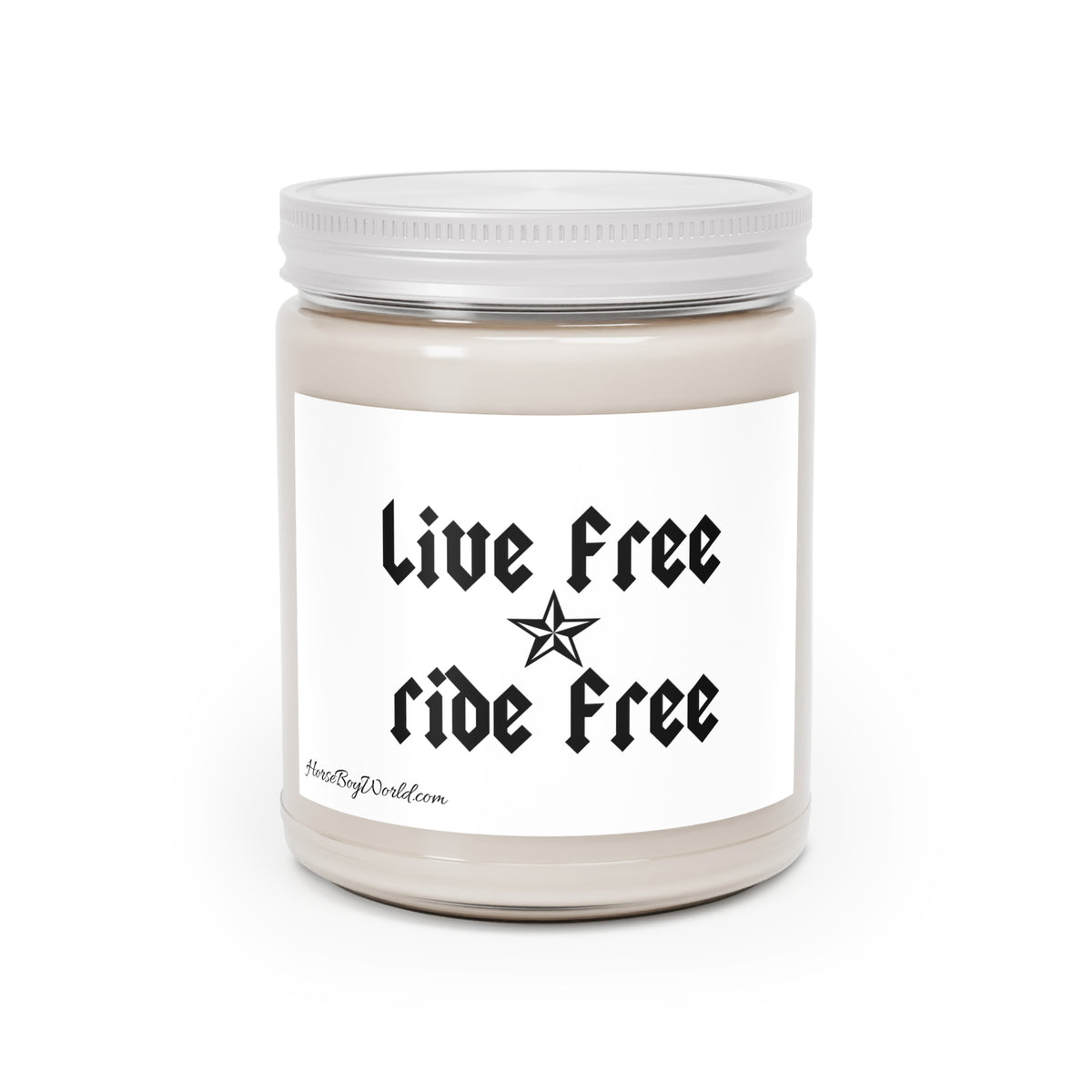 Live Free Ride Free - Scented & unscented Candles, 9oz