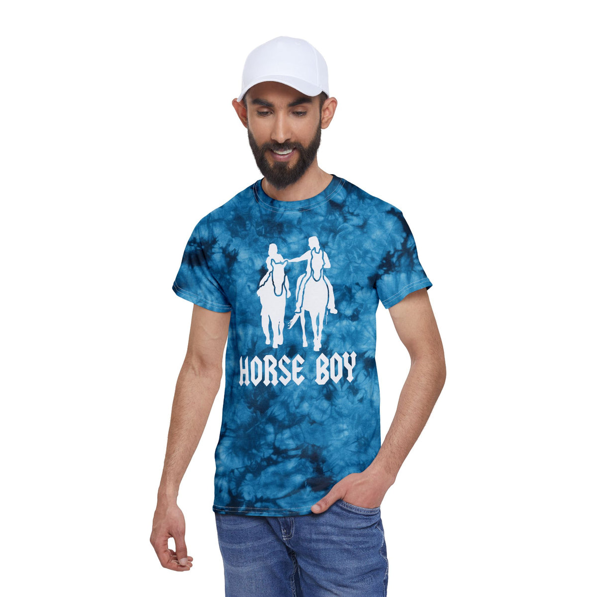 Horse Boy - Tie-Dye Tee, Crystal