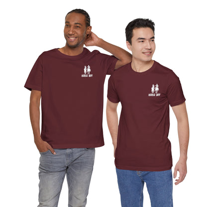 Horse Boy Small White Logo T-Shirt