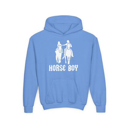 Horse Boy - Youth Heavy Blend Hooded Sweatshirt