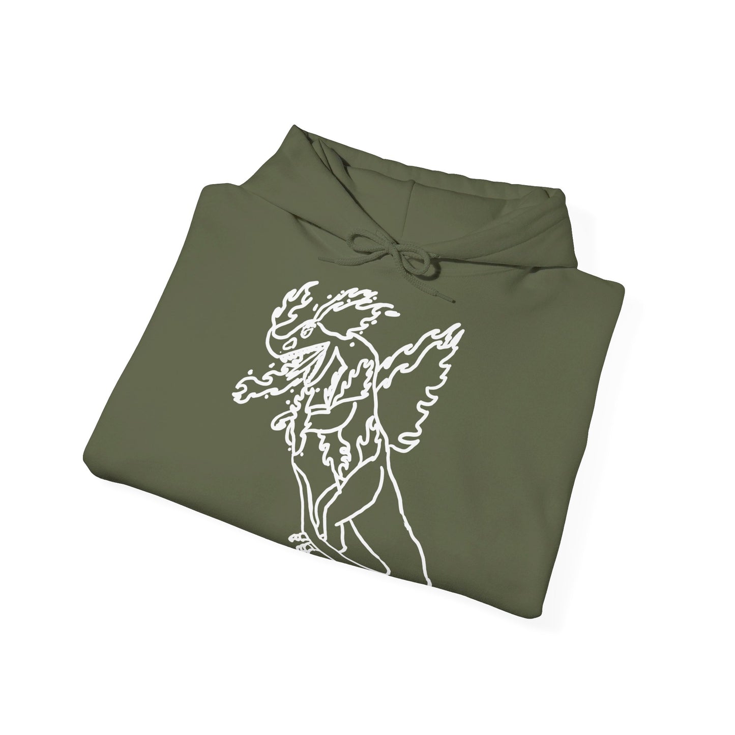 EU printer - Fireblizzard - Unisex Heavy Blend™ Hooded Sweatshirt