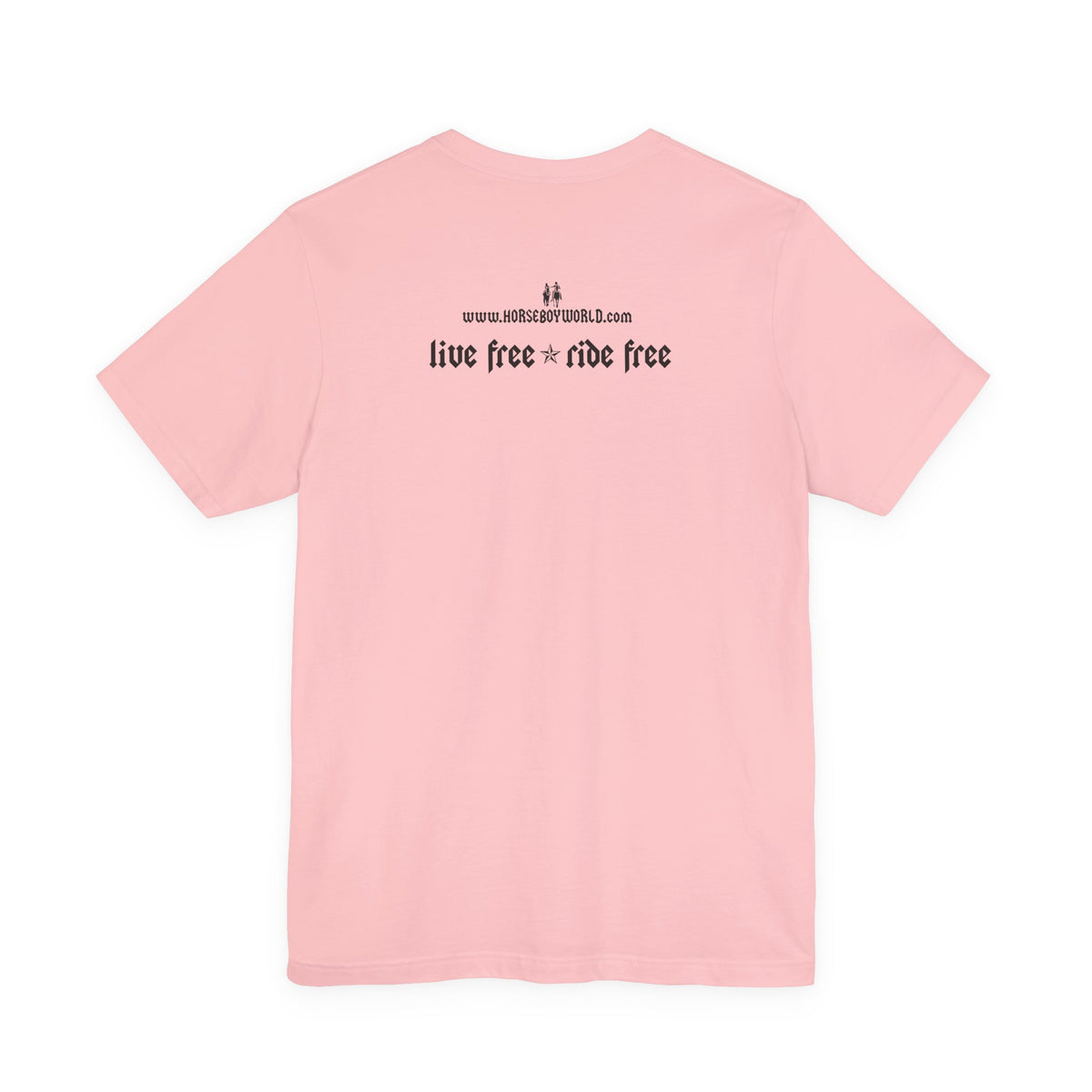 Horse Boy - Live Free Ride Free - Light colors -  Unisex Jersey Short Sleeve Tee