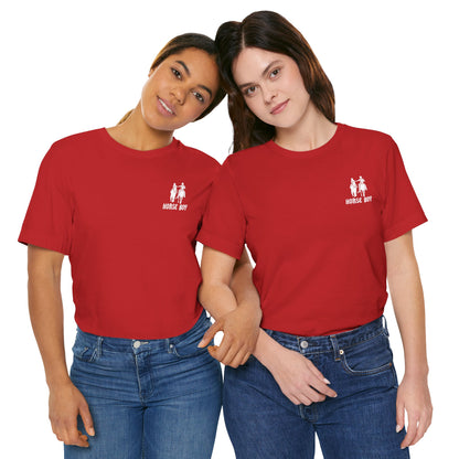 Horse Boy Small White Logo T-Shirt