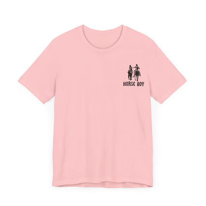 Horse Boy - Live Free Ride Free - Light colors -  Unisex Jersey Short Sleeve Tee