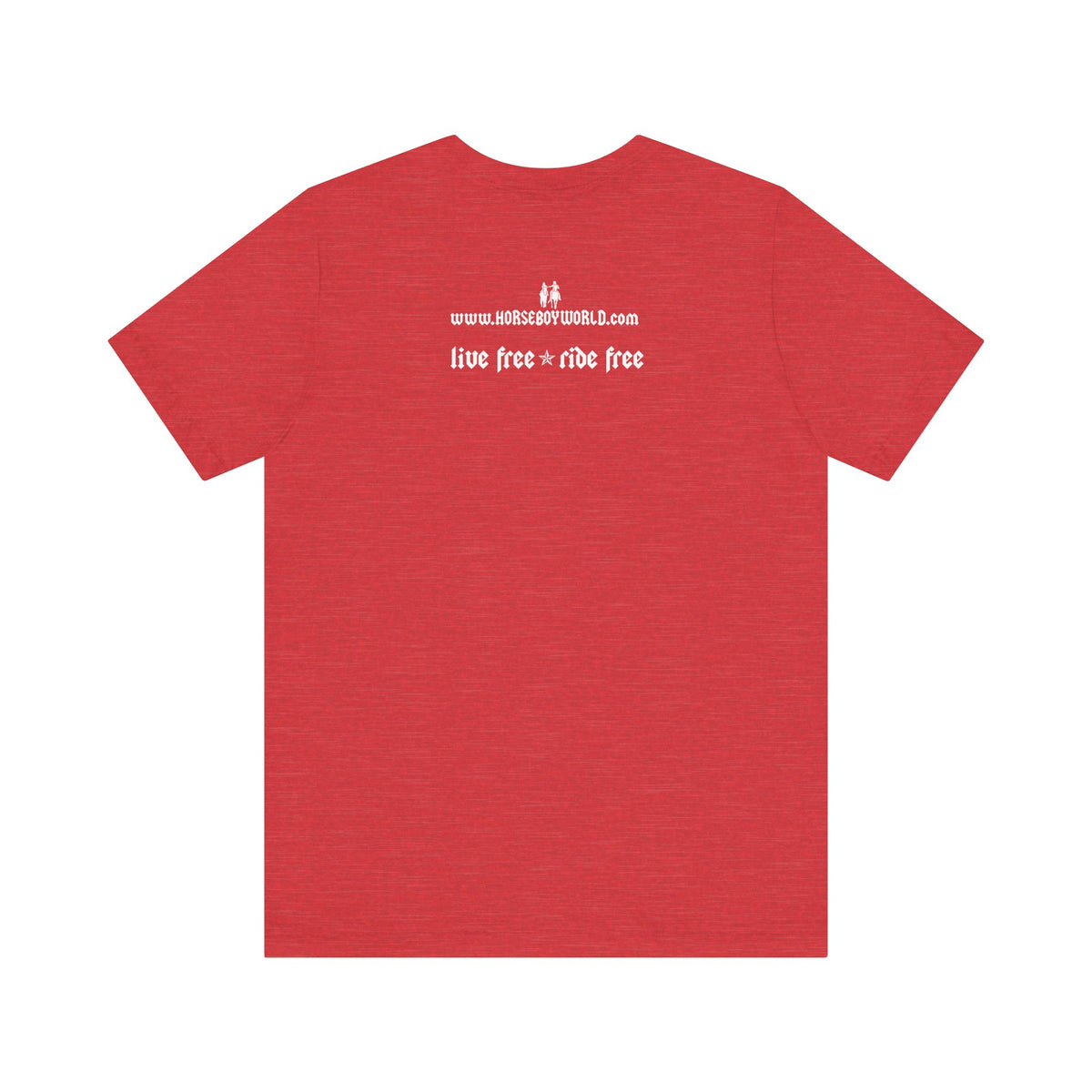Horse Boy Small White Logo T-Shirt