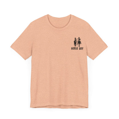Horse Boy - Live Free Ride Free - Light colors -  Unisex Jersey Short Sleeve Tee