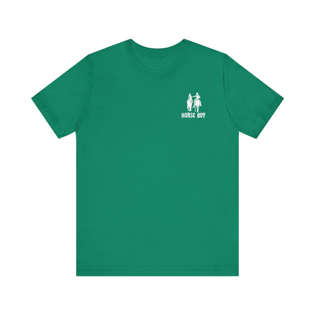 Horse Boy Small White Logo T-Shirt