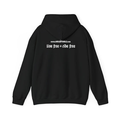 Horse Boy White Logo Hoodie