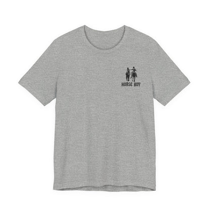 Horse Boy - Live Free Ride Free - Light colors -  Unisex Jersey Short Sleeve Tee