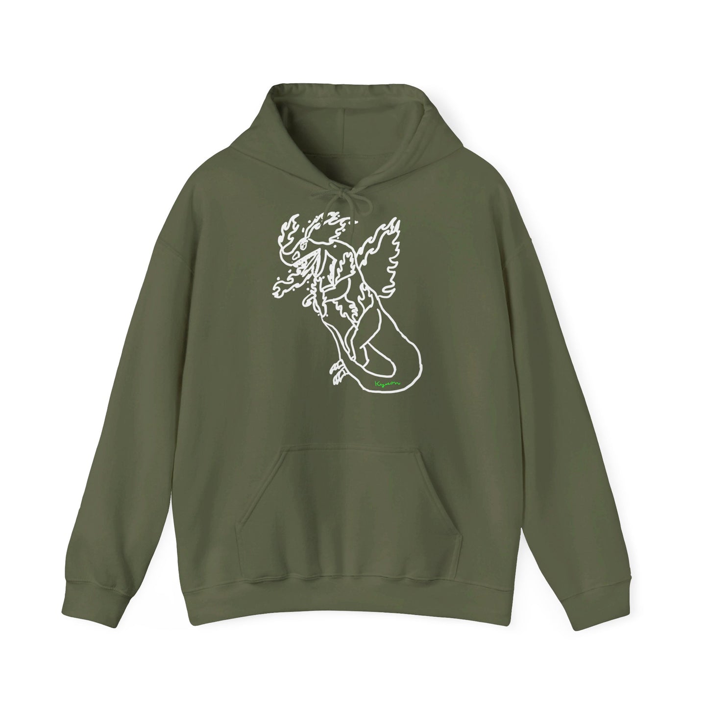 EU printer - Fireblizzard - Unisex Heavy Blend™ Hooded Sweatshirt
