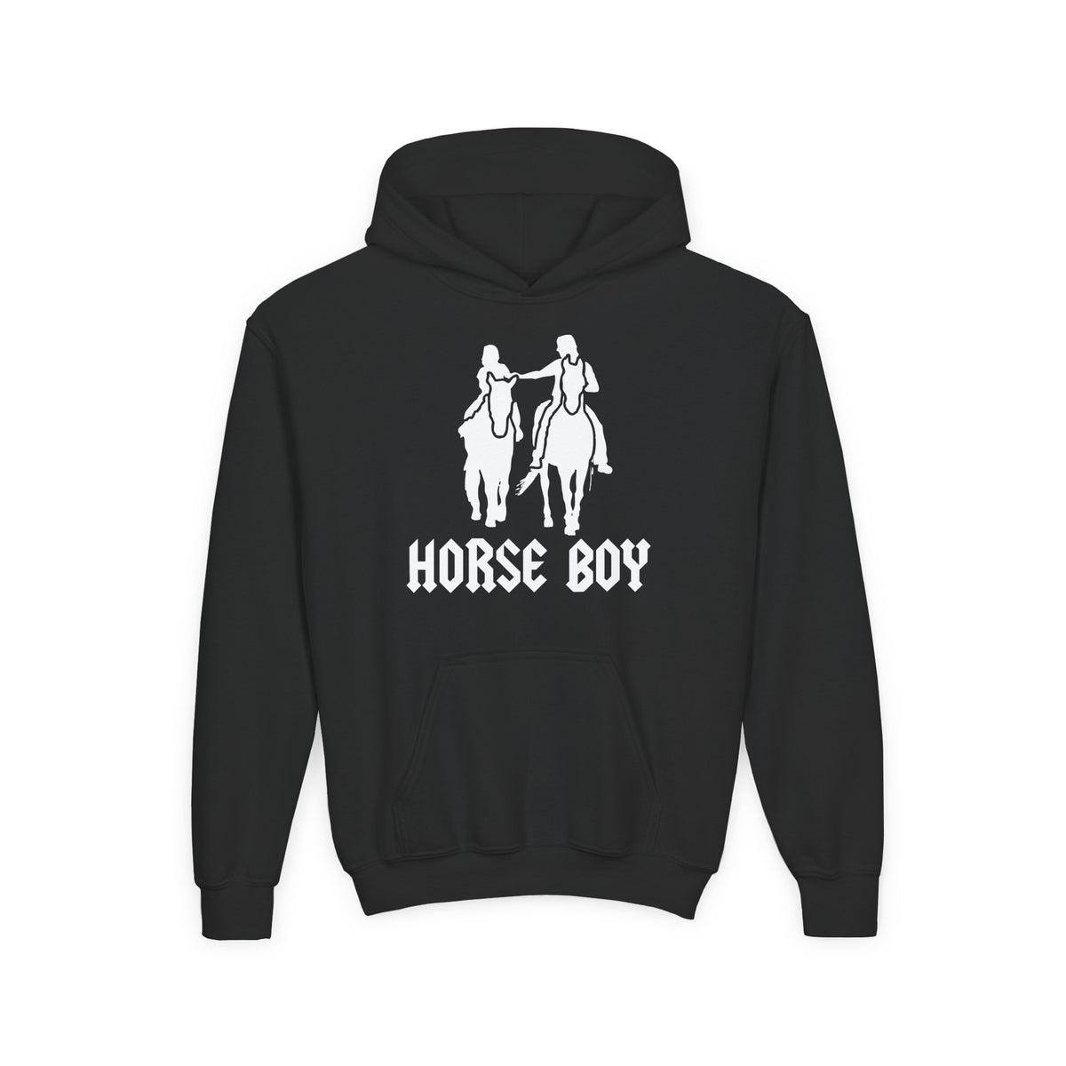 Horse Boy - Youth Heavy Blend Hooded Sweatshirt