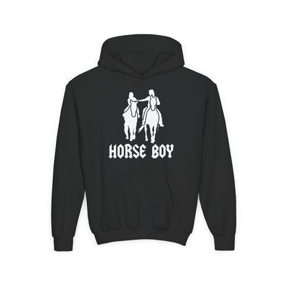 Horse Boy - Youth Heavy Blend Hooded Sweatshirt