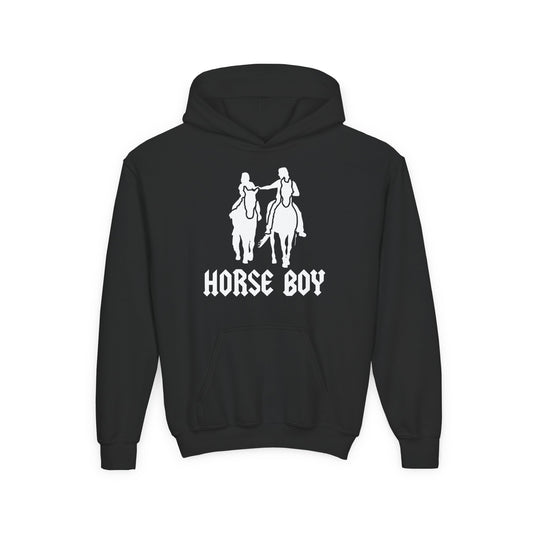 Horse Boy - Youth Heavy Blend Hooded Sweatshirt
